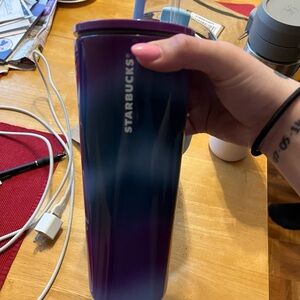 Starbucks Blue and Purple Tumbler